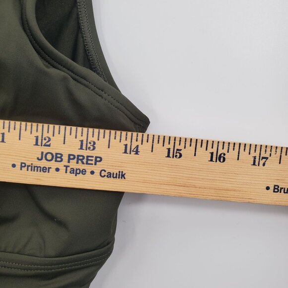 Ralph Lauren Ruffle Surplice One Piece Swimsuit Women Size 12 NWT Slimming Fit - Picture 13 of 16